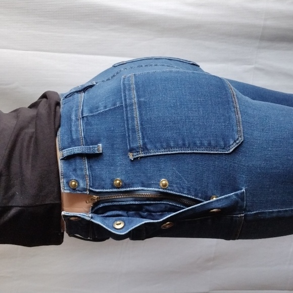 Frame Lucia jean side zipper and buttons  27. - Picture 6 of 11